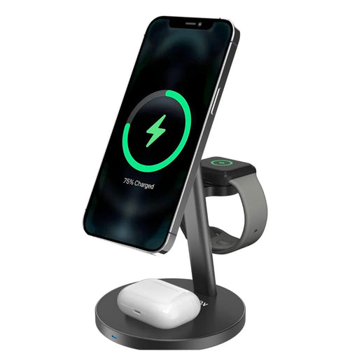 3 in 1 Apple Charging Station – Fast Wireless Charger for iPhone, Apple Watch & AirPods